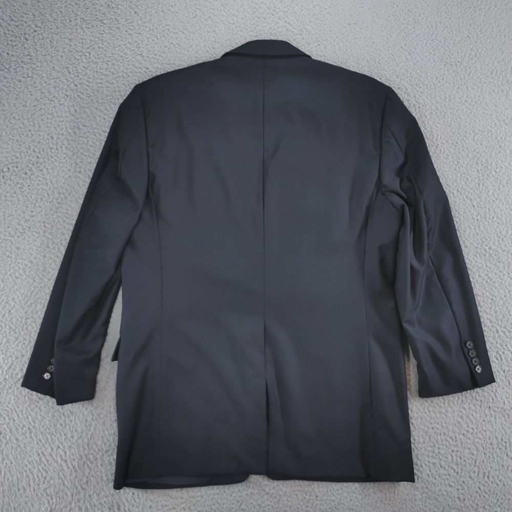 Hickey Freeman Ing Loro Piana Blazer Sport Jacket Mens 41 R Navy Blue 100% Wool - Picture 2 of 16